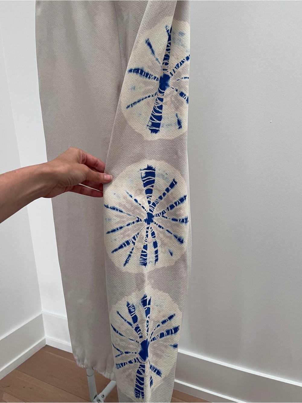 Raquel Allegra topanga sweatpant tie dye Saturn white 1 boho USA - Picture 4 of 16